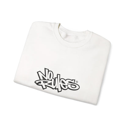 No Rules Crewneck Sweatshirt, Urban Streetwear, Casual Outfit, Gift for Friends, Cozy Lounge Wear