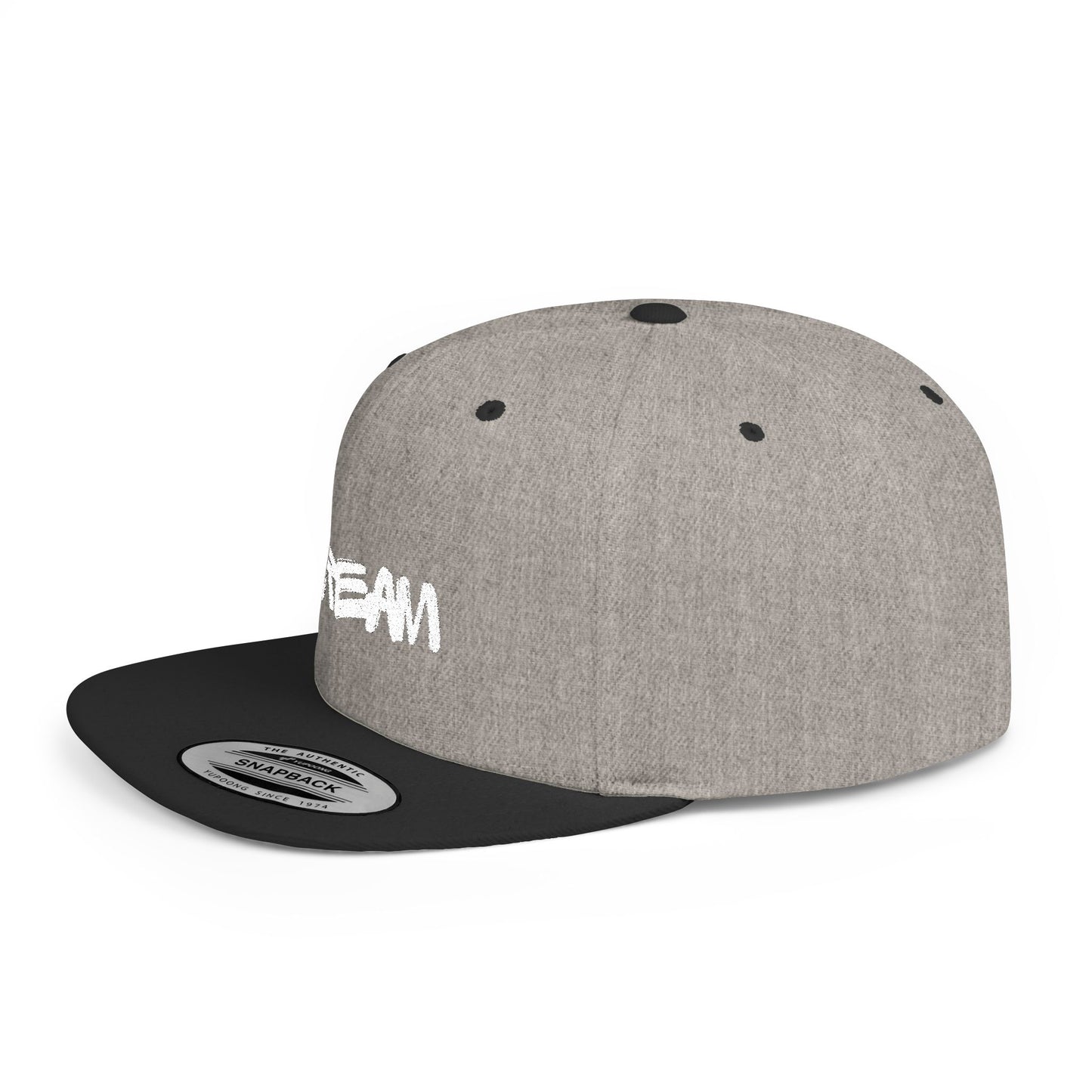 Dream Big Flat Bill Snapback, Trendy Cap for Dreamers, Perfect Gift for Graduates, Casual Accessories, Summer Essentials