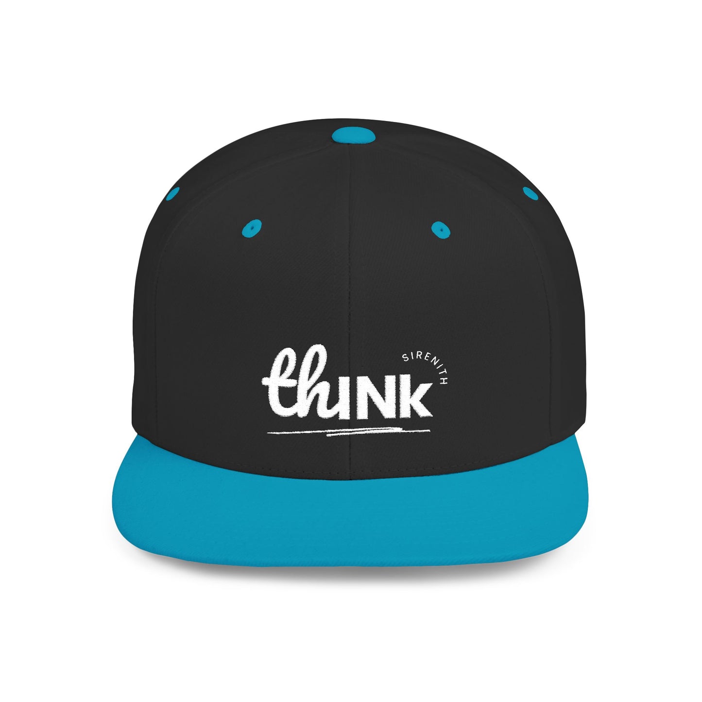 Trendy Snapback Hat, Casual Cap, Adjustable Flat Bill, Gift for Him, Streetwear Essential, Think Hat, Cool Accessories