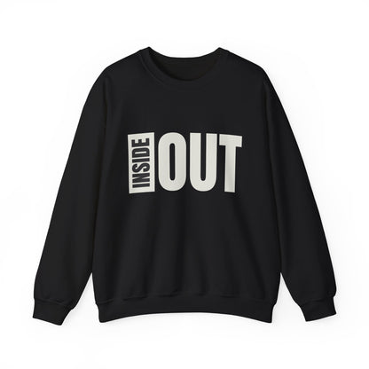 Inside Out Unisex Crewneck Sweatshirt - Cozy Apparel for Casual Days, Perfect Gift for Friends, Trendy Streetwear, Unique Style