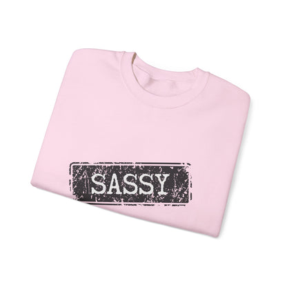 Sassy Crewneck Sweatshirt - Unisex, Funny Gift, Casual Wear, Fashion Statement, Everyday Comfort