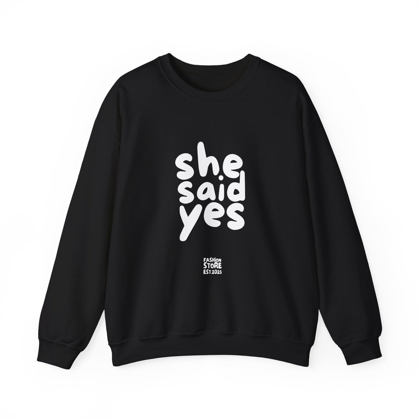 She Said Yes Sweatshirt, Engagement Gift for Bride-to-Be, Cozy Crewneck, Wedding Celebration, Proposal Reminder
