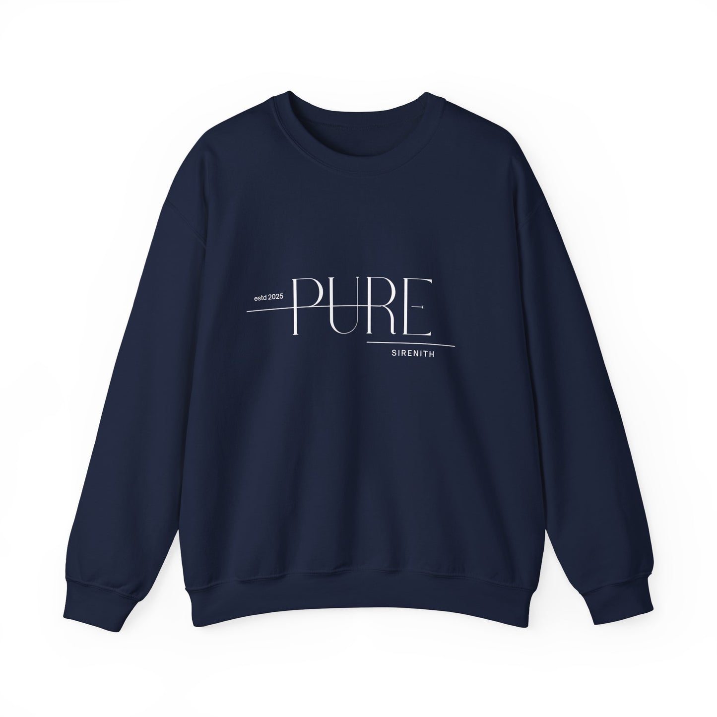 Minimalist Pure Crewneck Sweatshirt for Comfort and Style, Cozy Gift for Friends, Casual Wear, Everyday Comfort, Ideal for Relaxation