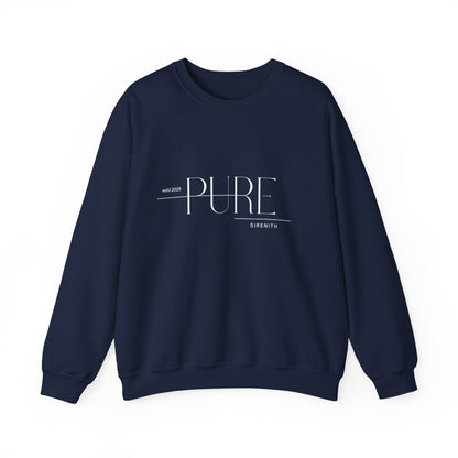 Minimalist Pure Crewneck Sweatshirt for Comfort and Style, Cozy Gift for Friends, Casual Wear, Everyday Comfort, Ideal for Relaxation