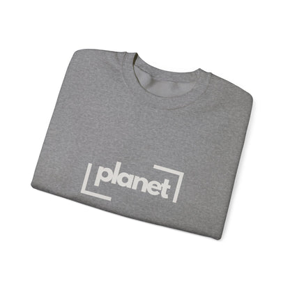 Stylish Planet Crewneck Sweatshirt | Cozy Unisex Gift, Casual Wear, Earth Lover Apparel, Trendy Fashion, Eco-Conscious Style
