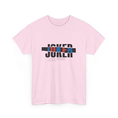 Joker Graphic Tee,  Heavy Cotton Tee, Streetwear Shirt, Casual Wear Tee, Gift for Fans, Movie Merchandise