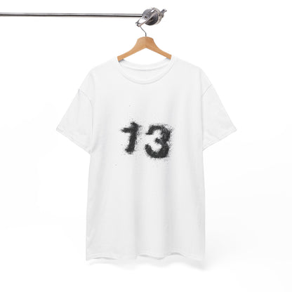 Heavy Cotton Tee with Graphic 13 - Trendy Streetwear, Casual Wear, Gift for Fans, Halloween Apparel, Unique Graphic Tee