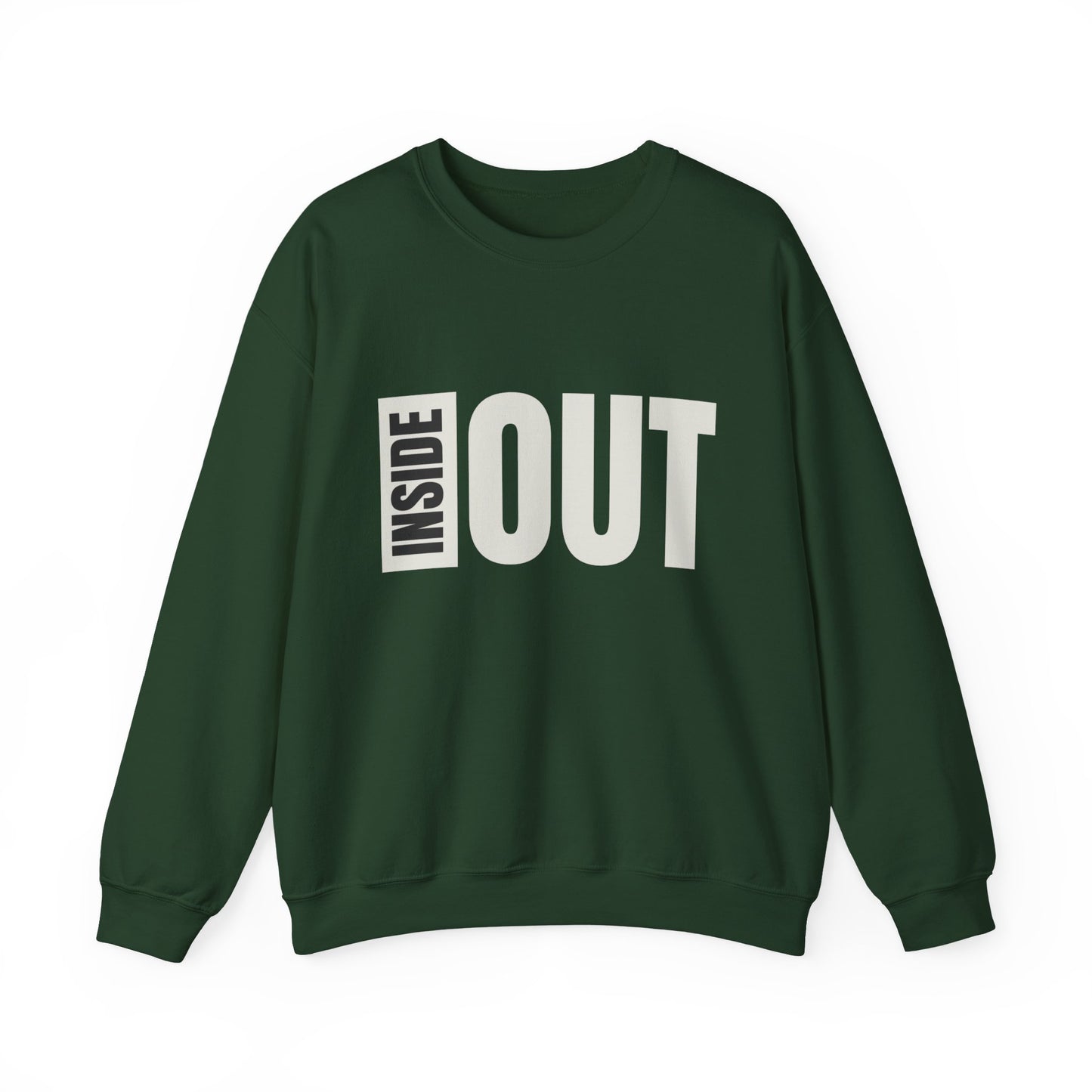 Inside Out Unisex Crewneck Sweatshirt - Cozy Apparel for Casual Days, Perfect Gift for Friends, Trendy Streetwear, Unique Style