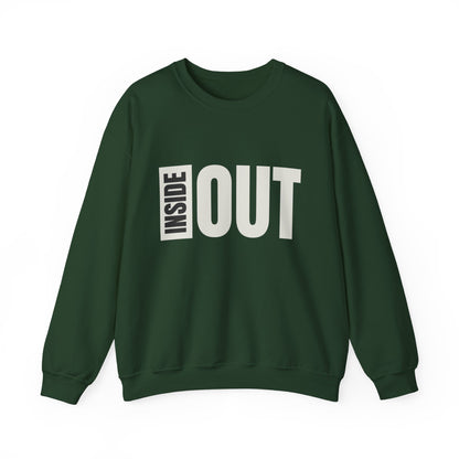Inside Out Unisex Crewneck Sweatshirt - Cozy Apparel for Casual Days, Perfect Gift for Friends, Trendy Streetwear, Unique Style