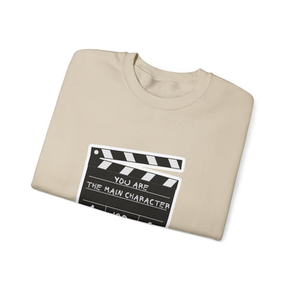 You Are The Main Character Sweatshirt | Motivational Crewneck, Inspirational Gift, Cozy Casual Wear, Movie Lover Apparel, Birthday