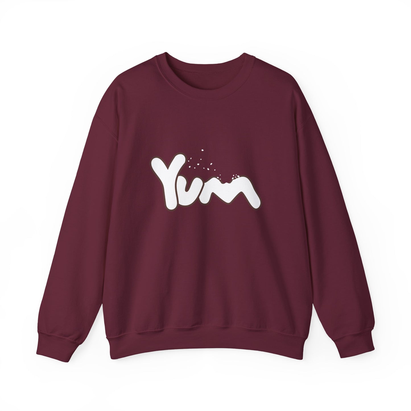 Yummy Vibes Crewneck Sweatshirt | Unisex Cool Fashion Gift, Cozy Loungewear, Foodie Apparel, Fun Kitchen Wear, Casual Everyday Style
