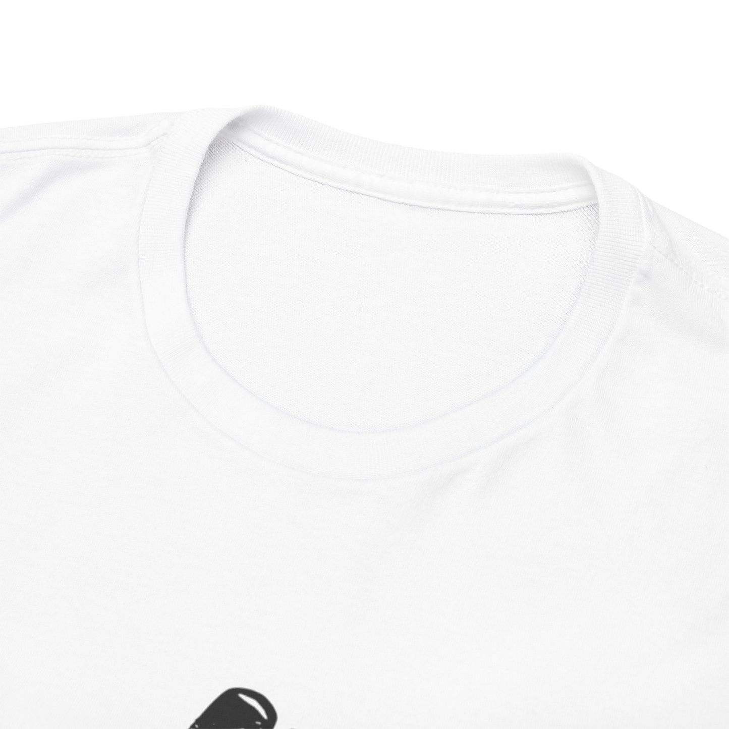 Inspirational Heavy Cotton Tee - "Never Give Up", Motivational Shirt, Gift for Personal Growth, Encouragement Tee, Casual Wear