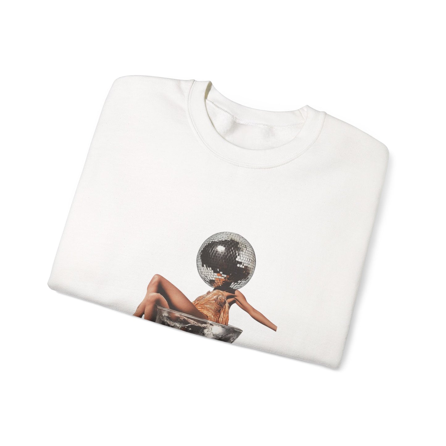 Stylish Party Vibe Crewneck Sweatshirt | Funky Fashion, Casual Wear, Unisex Gift, Trendy Outfit, Statement Sweatshirt