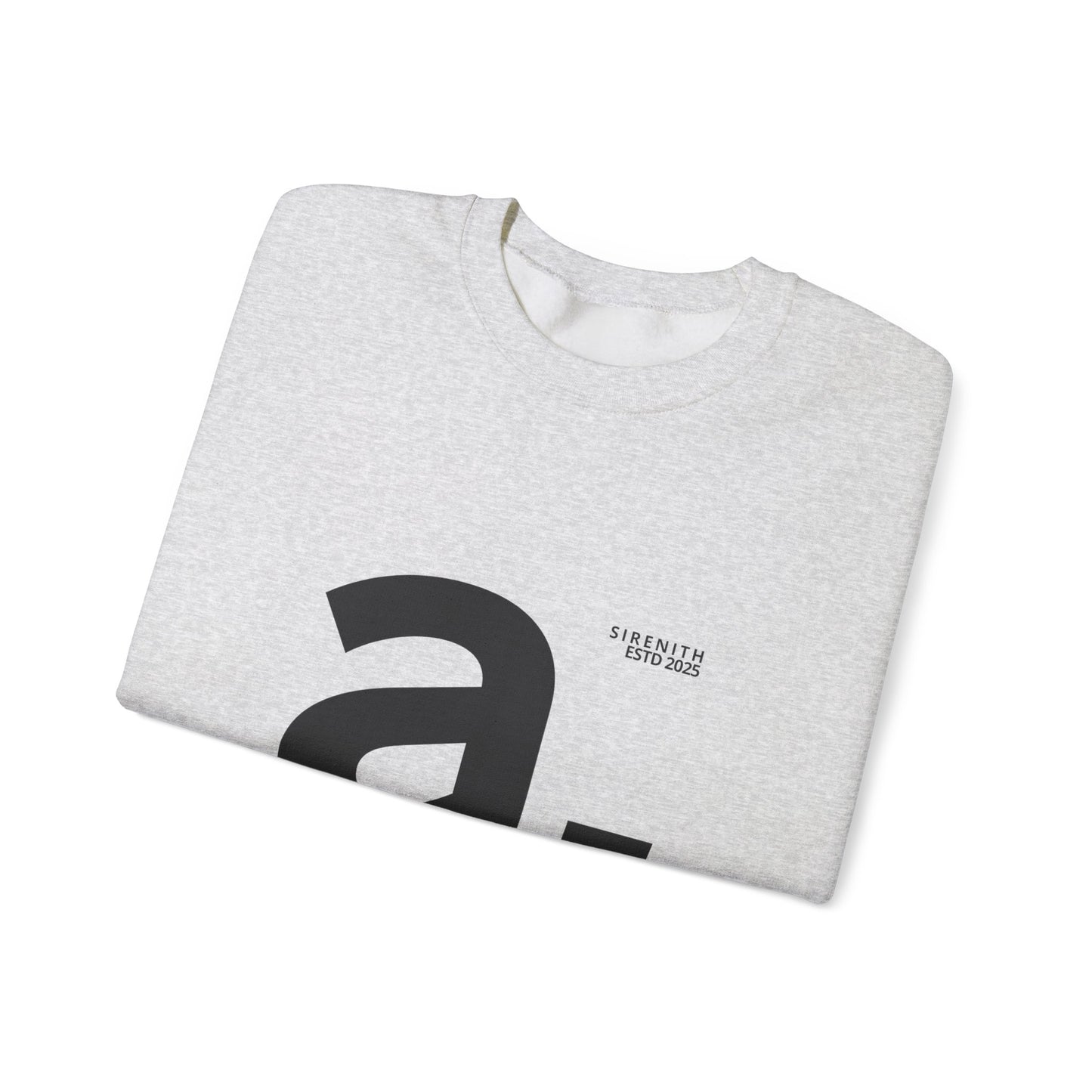 Minimalist Graphic Sweatshirt with Bold Lettering, Cozy Fashion for Casual Outfits, Perfect Gift for Birthdays, Holidays, Unisex Apparel