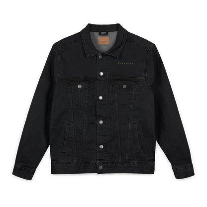 Trendy Denim Jacket with Custom Embroidery, Perfect for Casual Outings, Birthdays, Gifts, Everyday Wear, Fall Fashion