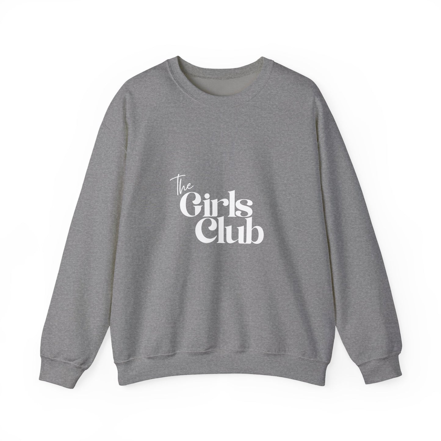 The Girls Club Crewneck Sweatshirt - Cozy Unisex Fashion, Gift for Friends, Casual Wear, Group Events, Birthday Celebrations