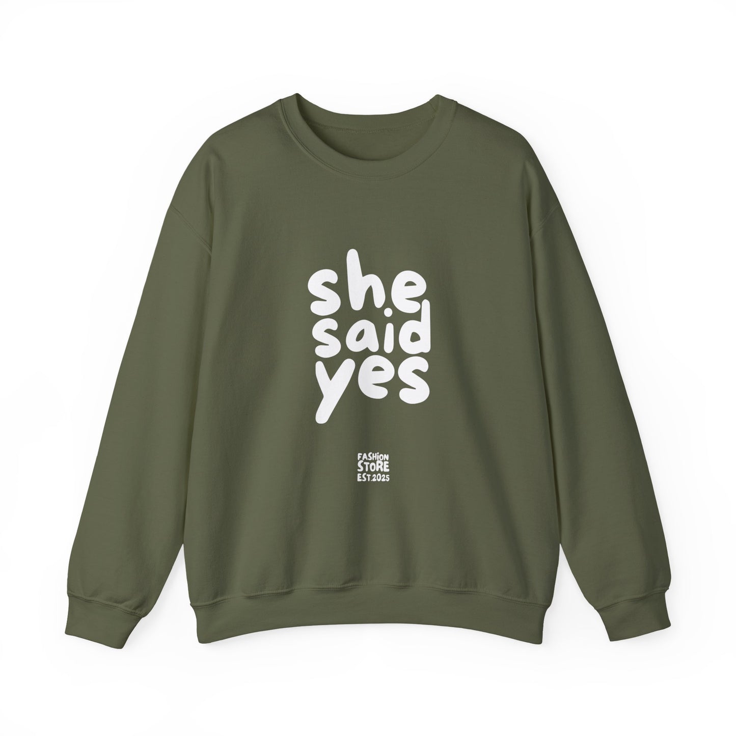 She Said Yes Sweatshirt, Engagement Gift for Bride-to-Be, Cozy Crewneck, Wedding Celebration, Proposal Reminder