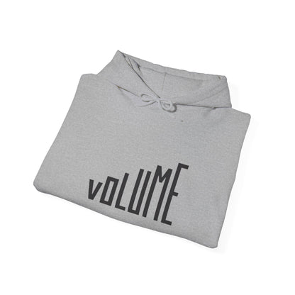 Volume Graphic Unisex Hoodie, Cozy Sweatshirt, Casual Wear, Music Lover Gift, Trendy Streetwear, Lounge Hoodie