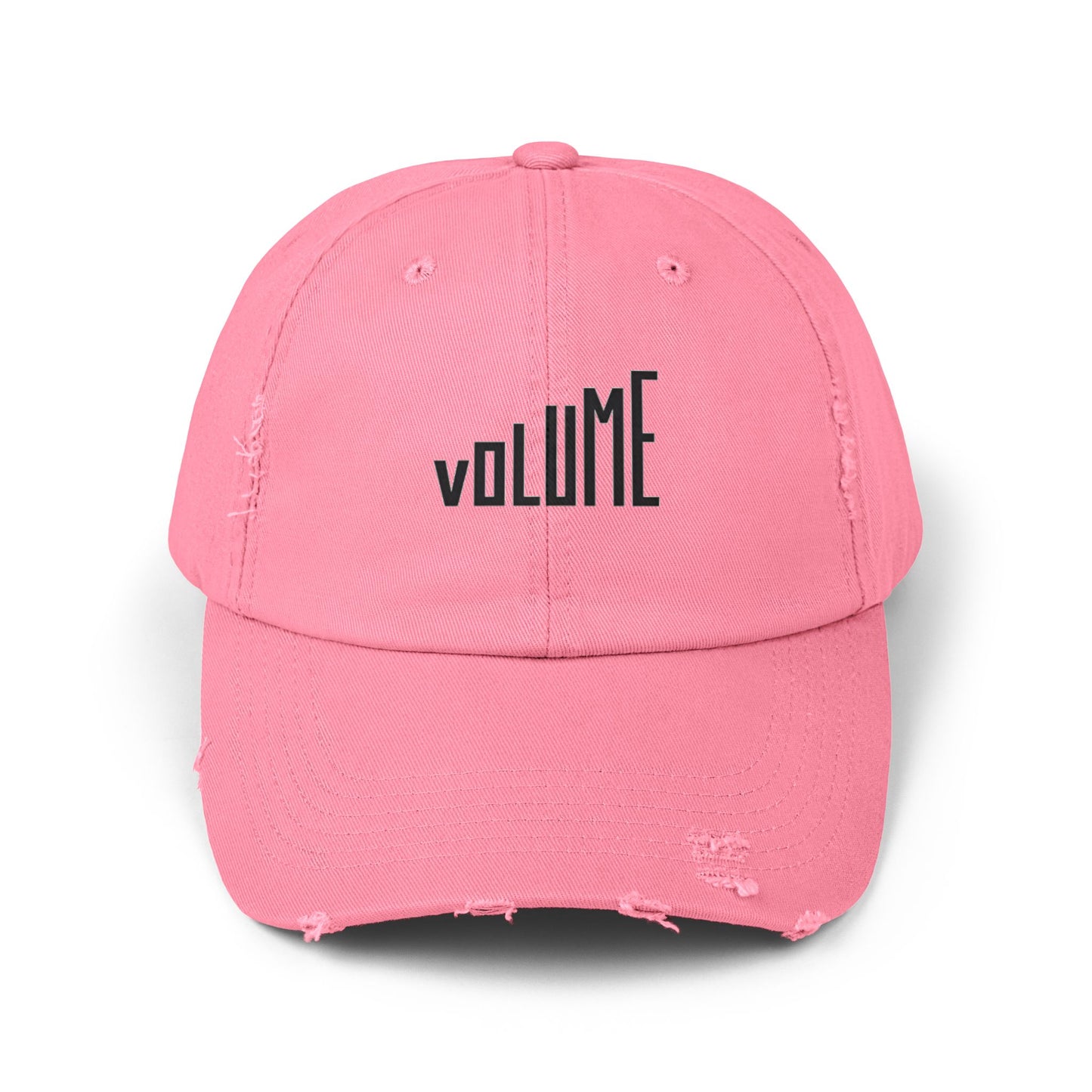 Unisex Distressed Volume Cap, Trendy Cap for Music Lovers, Casual Wear, Gift for Birthdays, Summer Accessories