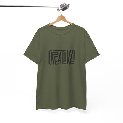 Creative Vibes Heavy Cotton Tee, Artistic T-Shirt for Creatives, Gift for Artists, Daily Wear, Inspiration Tee