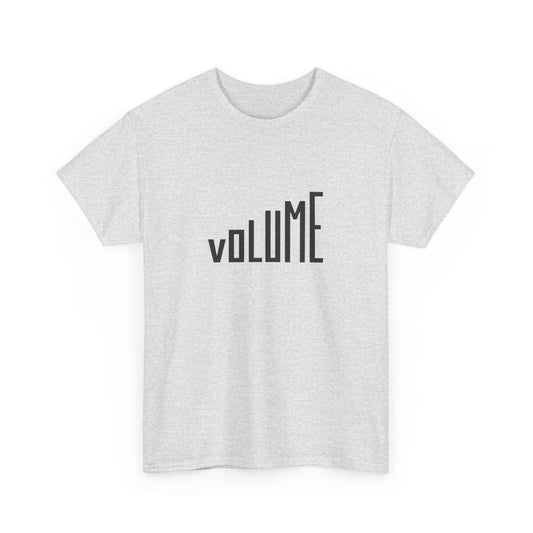Volume Graphic Heavy Cotton Tee, Music Lover Tee, Casual Tees, Gift for Musicians, Music Festival Shirt