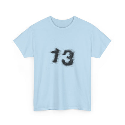 Heavy Cotton Tee with Graphic 13 - Trendy Streetwear, Casual Wear, Gift for Fans, Halloween Apparel, Unique Graphic Tee