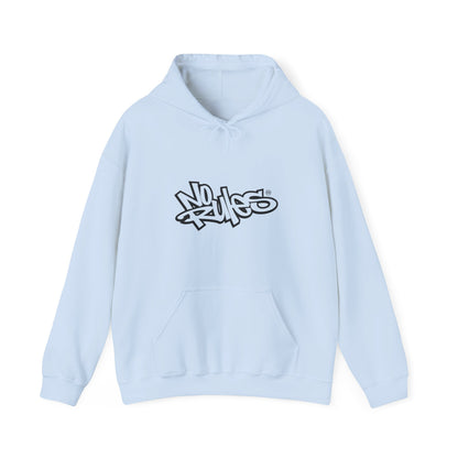 Urban Graffiti Hoodie, Comfortable Streetwear, No Rules Sweatshirt, Perfect for Casual Wear, Cozy Gift for Teens