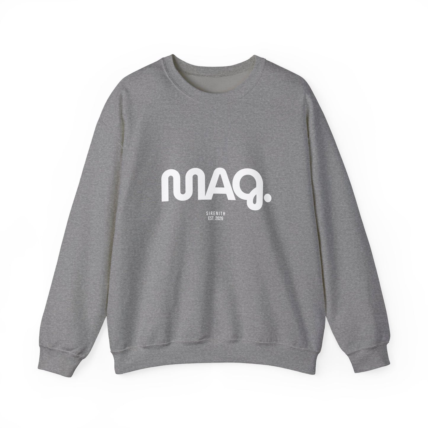Stylish Unisex Crewneck Sweatshirt with Trendy 'MAQ' Design, Casual Wear, Gift for Him/Her, Cozy Fashion, Everyday Comfort