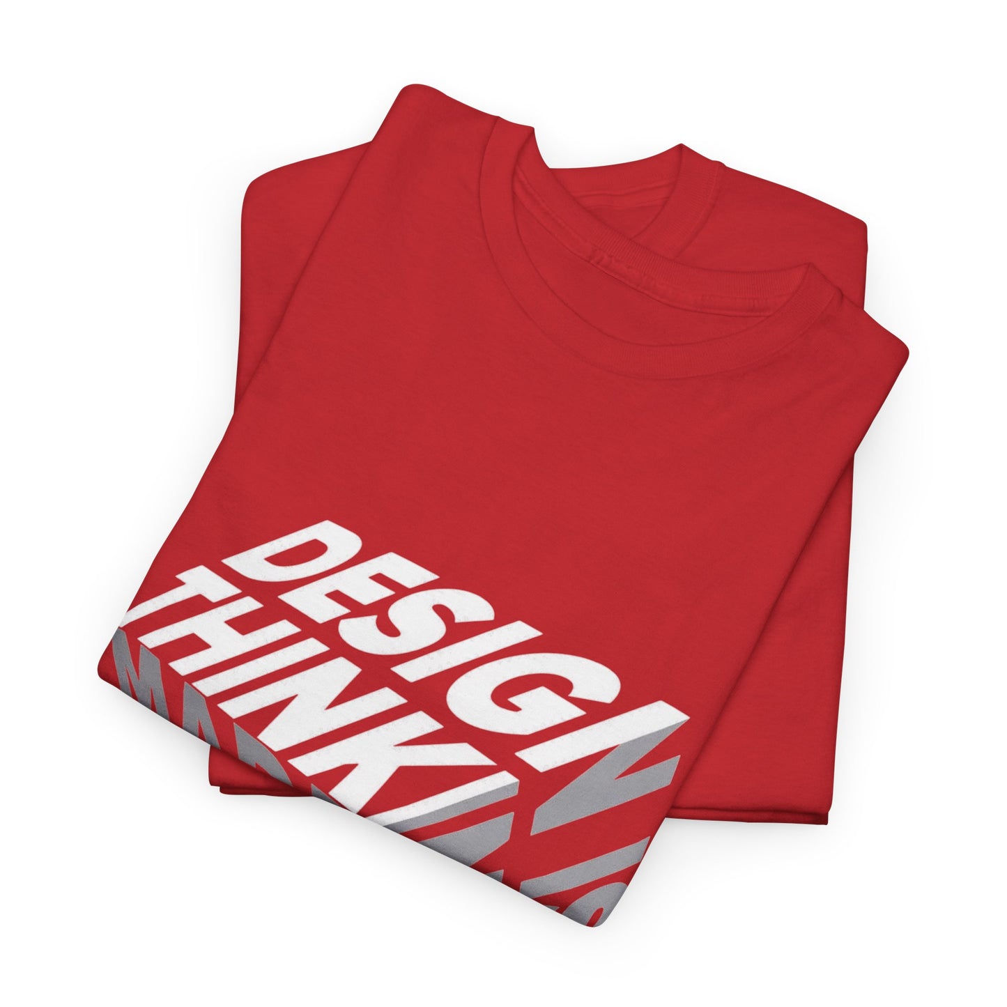 Design Thinking  Heavy Cotton Tee, Casual Graphic Tees, Gift for Designers, Cool Everyday Wear, Unique Art Shirt, Trendy Fashion Top