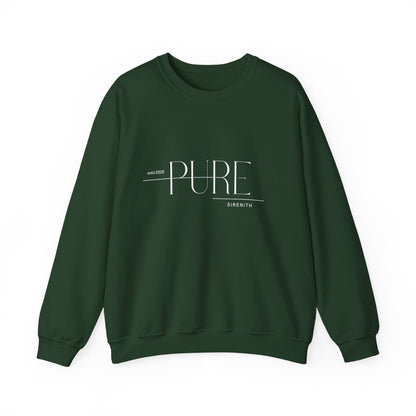 Minimalist Pure Crewneck Sweatshirt for Comfort and Style, Cozy Gift for Friends, Casual Wear, Everyday Comfort, Ideal for Relaxation
