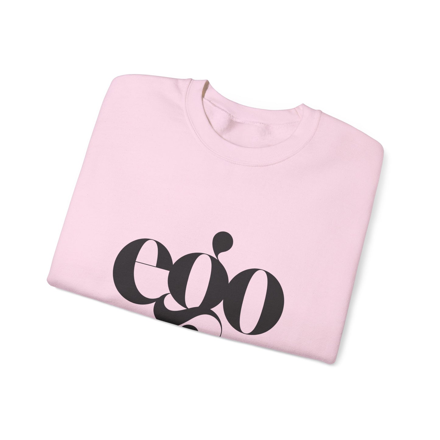 Ego Crewneck Sweatshirt, Cozy unisex apparel, Gift for fashion lovers, Casual wear, Perfect for winter, Graphic sweatshirt for