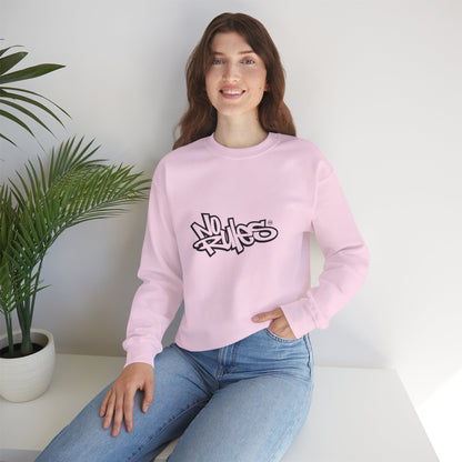 No Rules Crewneck Sweatshirt, Urban Streetwear, Casual Outfit, Gift for Friends, Cozy Lounge Wear