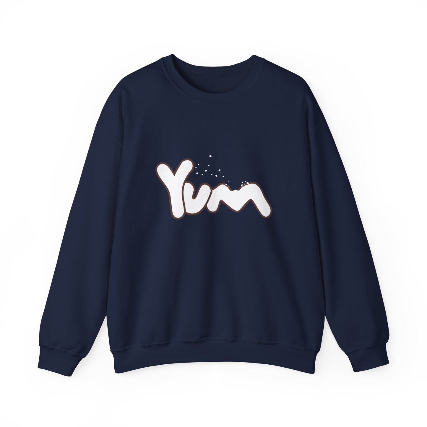 Yummy Vibes Crewneck Sweatshirt | Unisex Cool Fashion Gift, Cozy Loungewear, Foodie Apparel, Fun Kitchen Wear, Casual Everyday Style