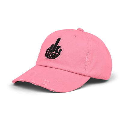 Distressed Attitude Cap, Casual Wear, Gift for Friends, Stylish Headwear, Beach Accessory, Trendy Baseball Cap