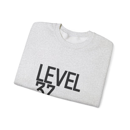 Level 37 Unisex Heavy Blend™ Crewneck Sweatshirt - Gaming Gift, Casual Wear, Birthday Present, Trendy Sweater, Unique Design