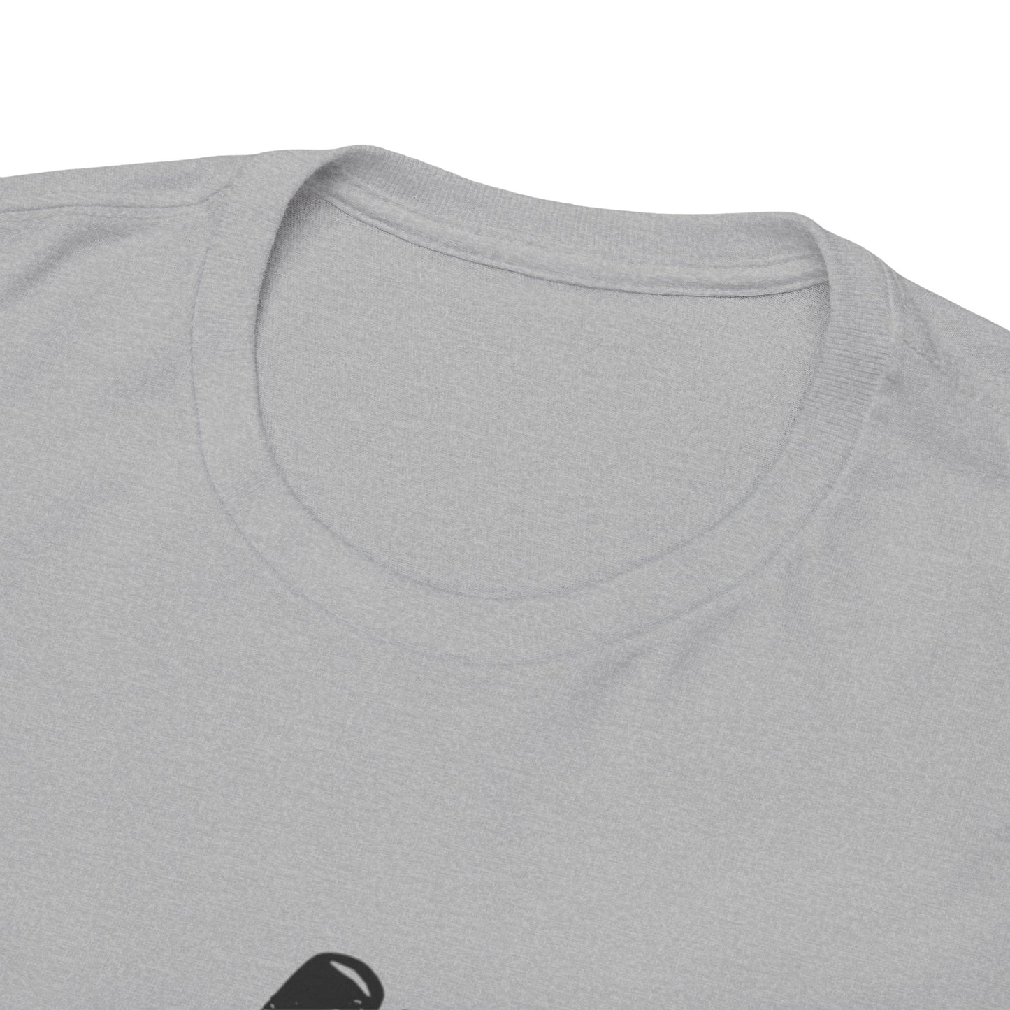 Inspirational Heavy Cotton Tee - "Never Give Up", Motivational Shirt, Gift for Personal Growth, Encouragement Tee, Casual Wear