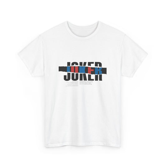 Joker Graphic Tee,  Heavy Cotton Tee, Streetwear Shirt, Casual Wear Tee, Gift for Fans, Movie Merchandise