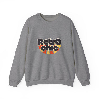 Retro Chic Unisex Crewneck Sweatshirt, Vintage Fashion Sweater, Cozy Casual Wear, Gift for Her, Perfect for Fall