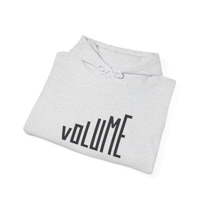 Volume Graphic Unisex Hoodie, Cozy Sweatshirt, Casual Wear, Music Lover Gift, Trendy Streetwear, Lounge Hoodie