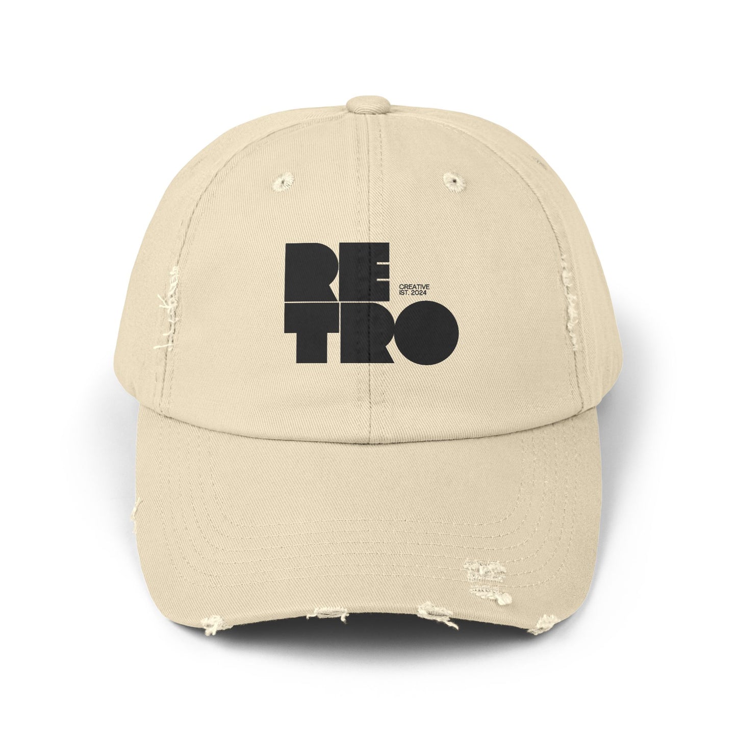 Retro Distressed Cap | Vintage Style Baseball Hat | Trendy Unisex Fashion Accessory | Perfect for Casual Wear and Gifts