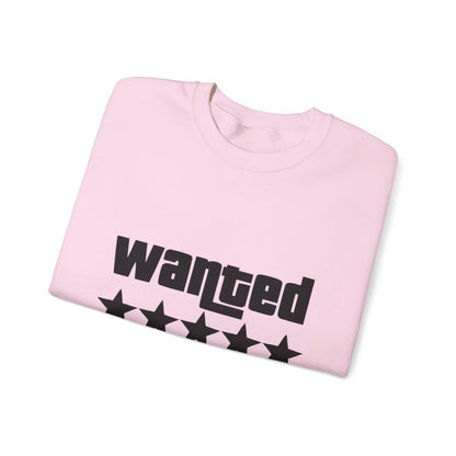 Wanted Stars Unisex Sweatshirt | Cozy Graphic Crewneck | Casual Wear, Unique Gift, Streetwear, Fashion Statement, Holiday Apparel