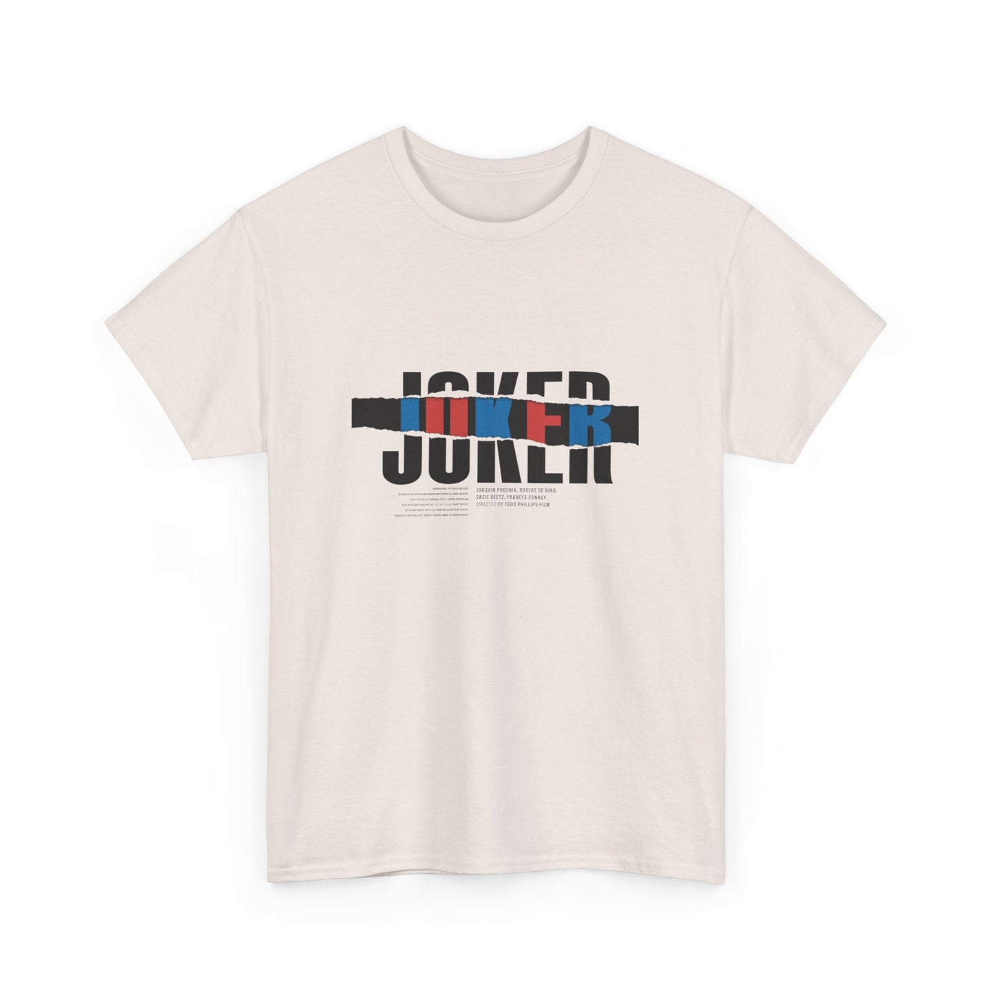 Joker Graphic Tee,  Heavy Cotton Tee, Streetwear Shirt, Casual Wear Tee, Gift for Fans, Movie Merchandise