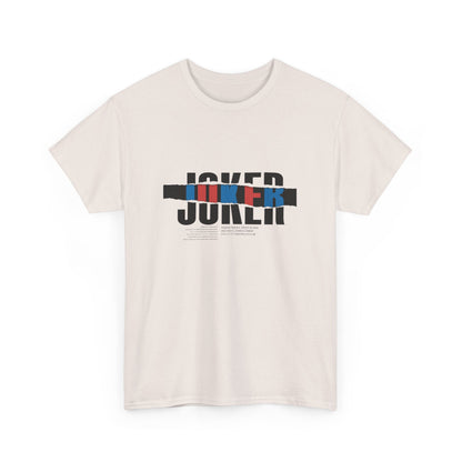 Joker Graphic Tee,  Heavy Cotton Tee, Streetwear Shirt, Casual Wear Tee, Gift for Fans, Movie Merchandise