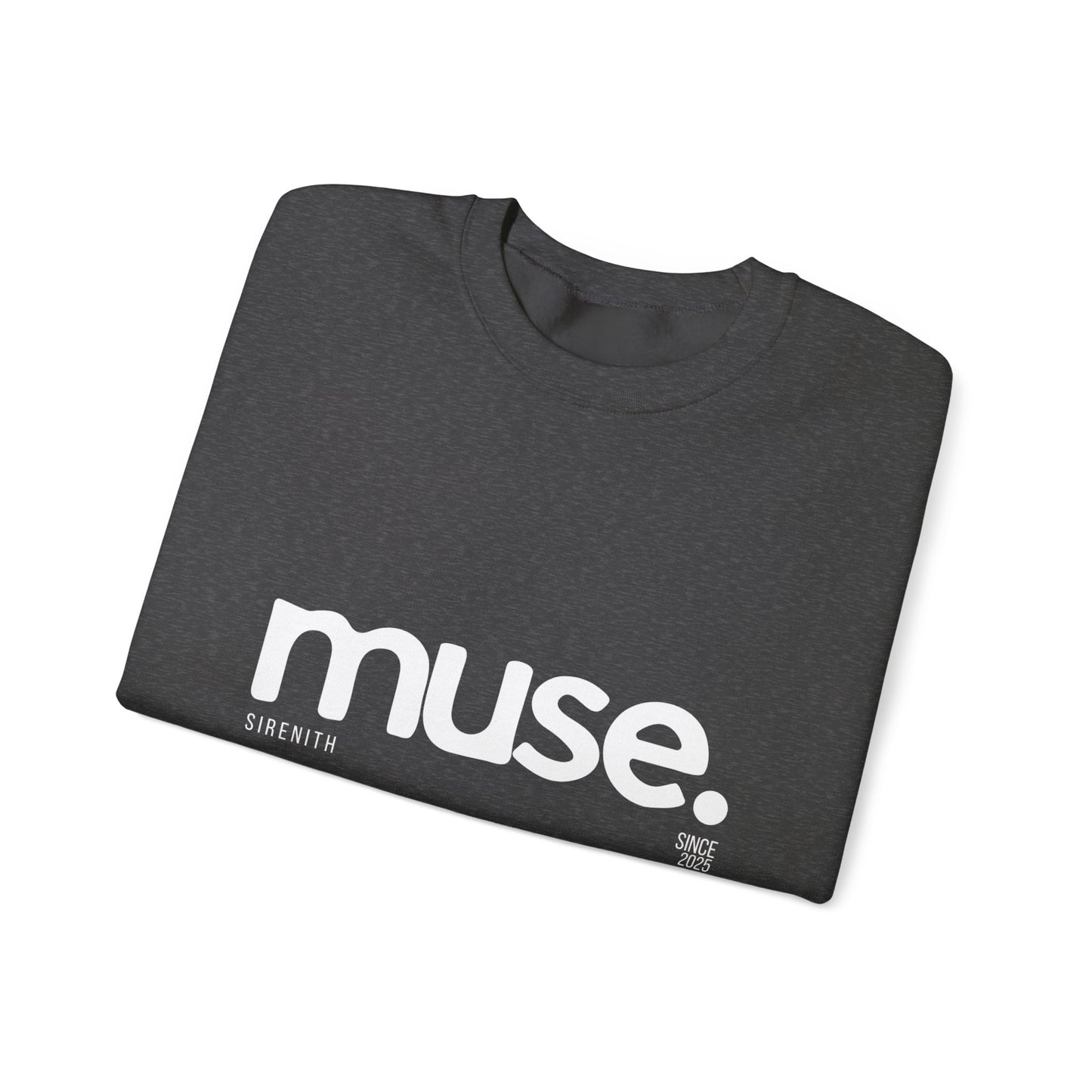 Chic Muse Unisex Heavy Blend Crewneck Sweatshirt, Cozy Casual Style, Gift for Creatives, Fashionable Sweatshirt, Layering Essential