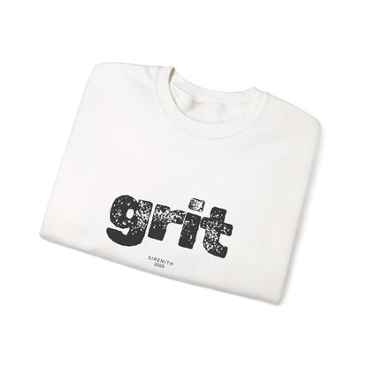 Grit Inspirational Crewneck Sweatshirt | Cozy Unisex Pullover, Motivational Gift, Perfect for Fall, Self-Care Apparel, Casual Everyday Wear