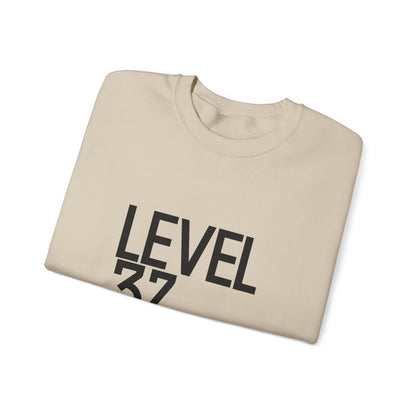 Level 37 Unisex Heavy Blend™ Crewneck Sweatshirt - Gaming Gift, Casual Wear, Birthday Present, Trendy Sweater, Unique Design