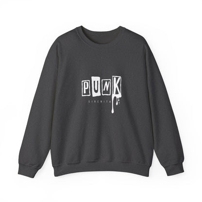 Stylish Punk Sweatshirt for Trendsetters, Casual Streetwear, Gift for Music Lovers, Cozy Unisex Apparel, Perfect for Concerts