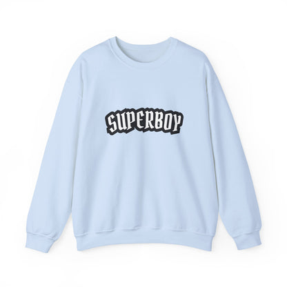 Superboy Unisex Heavy Blend Sweatshirt, Cozy Gift for Teens, Perfect for Casual Outfits, Great for Birthdays, Youth Sweatshirt, Trendy Wear