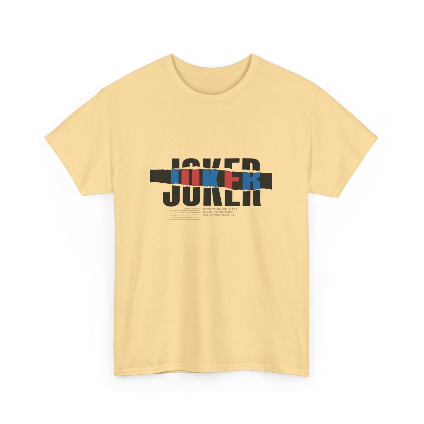 Joker Graphic Tee,  Heavy Cotton Tee, Streetwear Shirt, Casual Wear Tee, Gift for Fans, Movie Merchandise