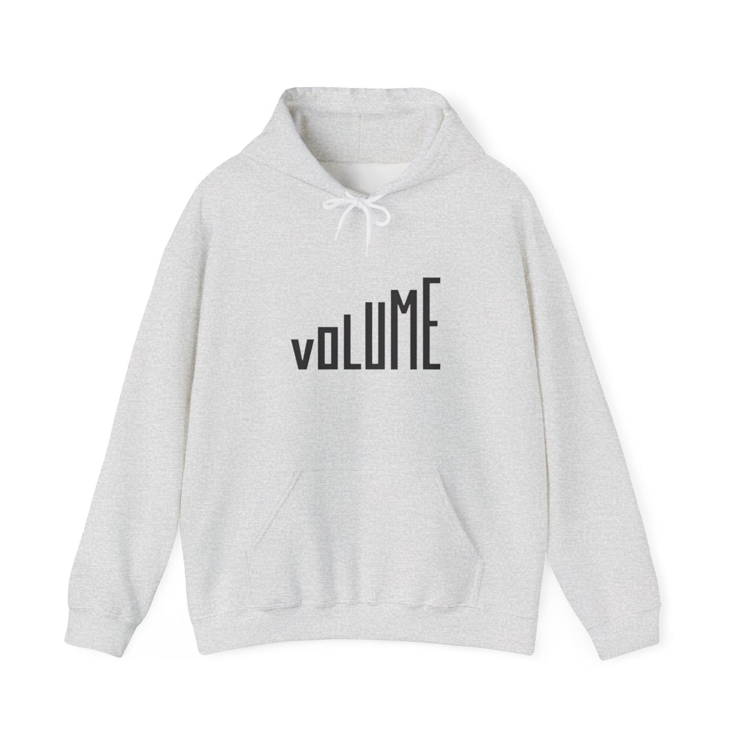 Volume Graphic Unisex Hoodie, Cozy Sweatshirt, Casual Wear, Music Lover Gift, Trendy Streetwear, Lounge Hoodie